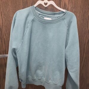 Aritzia Light Blue Crewneck Sweatshirt